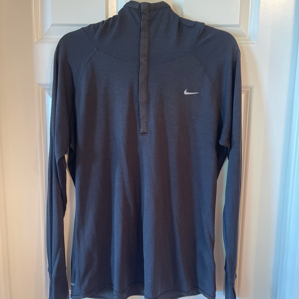 NIKE Dry Fit Running XL black hooded pullover